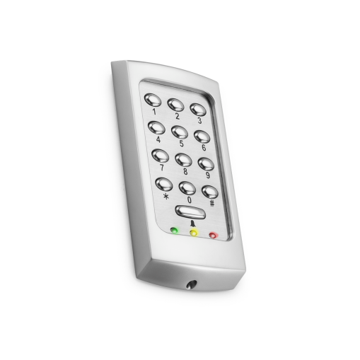 Lecteur Paxton PROXIMITY KP75 avec clavier MIFARE® en design acier inoxydable