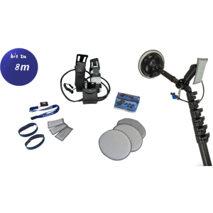 DragonFly Kit de nettoyage CCTV avec tige 8m