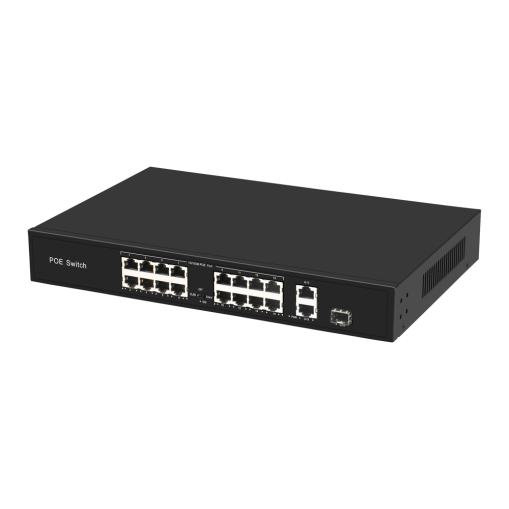 Commutateur PoE 16 ports mode CCTV