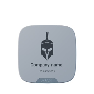 Ajax Brandplate for StreetSiren DoubleDeck white (10...