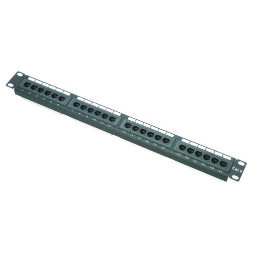 Panneau de brassage 24 ports UTP/RJ45