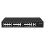 Commutateur PoE 24 ports PoE, 2 ports Gigabit, 1 SFP Gigabit