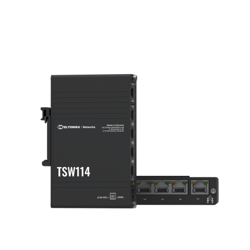 Teltonika TSW114 Commutateur DIN Rail 5 10/100/1000