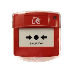 Avertisseur dincendie manuel sans fil SmartCell en rouge