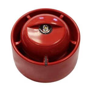 Sirène sans fil SmartCell + flash en rouge -...