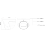 Provision DI-340IPEN-28 20m IR 4MP Analyse KI Caméra à dôme/tournette à objectif fixe