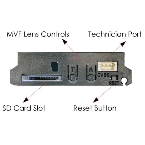 Provision I6-340IPEN-MVF 60m IR 4MP DDA Analytics Caméra bullet à objectif motorisé