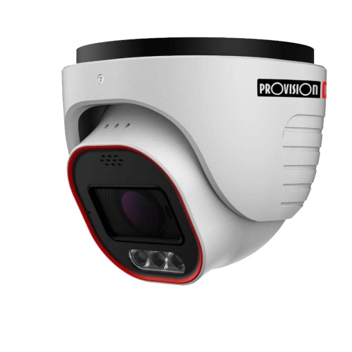 Provision DI-340AD-MVF 40M IR 4MP Active Deterrence Motorized Lens Dome/Turret Camera