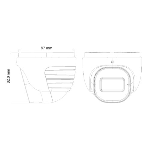 Provision DI-340AD-MVF 40M IR 4MP Active Deterrence Motorized Lens Dome/Turret Camera