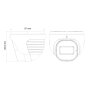 Provision DI-340AD-MVF 40M IR 4MP Active Deterrence Motorized Lens Dome/Turret Camera