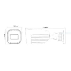 Provision I4-340AD-MVF 40M IR 4MP Déterrence...
