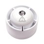 Sondeur dinformation SmartCell (blanc) et indicateur optique de plafond (bleu clignotant)