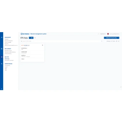 Licences prépayées Teltonika RMS 1 point