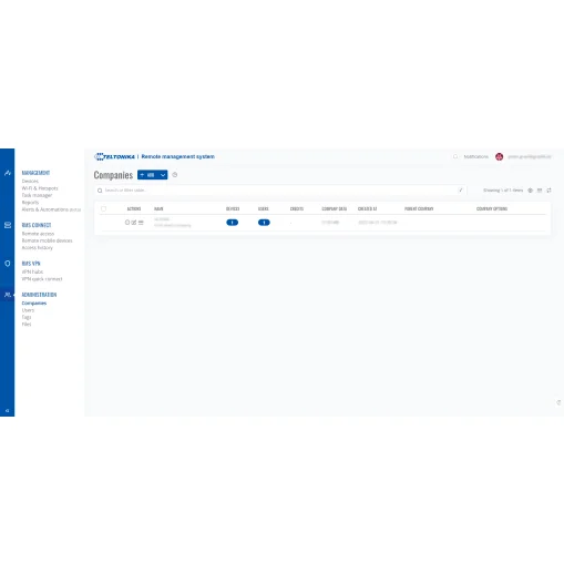 Licences prépayées Teltonika RMS 1 point