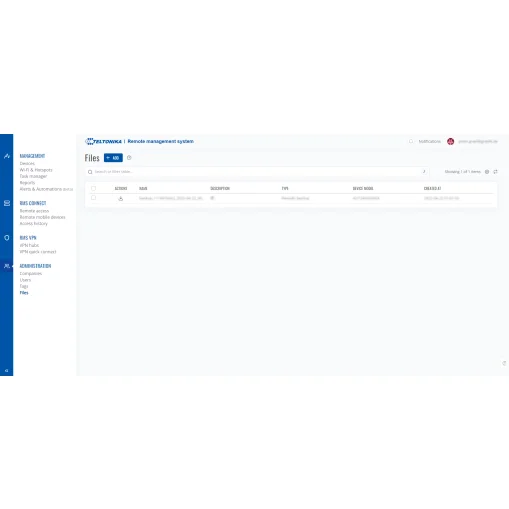 Licences prépayées Teltonika RMS 1 point