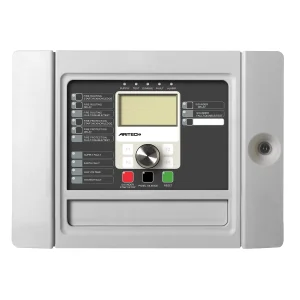 2X centrale dalarme incendie, adressable, 1 anneau petit...