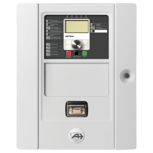 2X centrale dalarme incendie, adressable, 2 anneaux,...