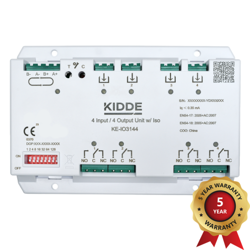 2X Unité 4 entrées/4 sorties à adressage intelligent avec isolateur