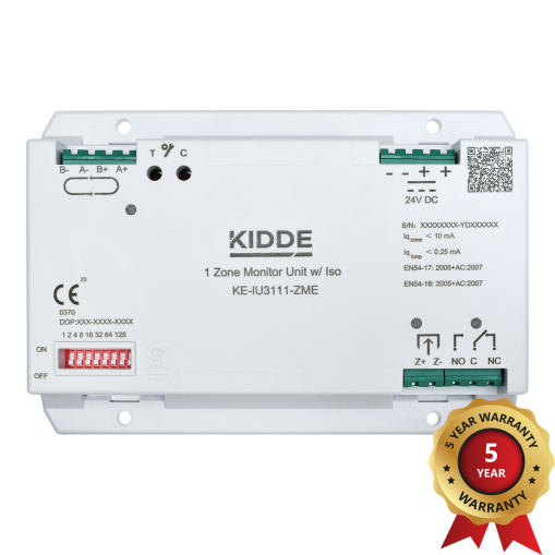2X Unité de surveillance de zone intelligente adressable avec isolateur (alimentation externe)