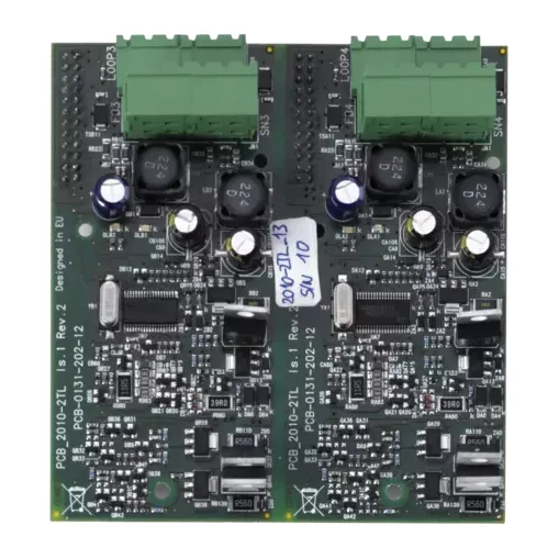 2X Accessoires pour centrale dalarme incendie adressables, carte dextension de boucle, 2 boucles
