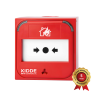 2X D&eacute;tecteurs manuels dincendie adressables intelligents de la s&eacute;rie Excellence avec isolateur et Backbox