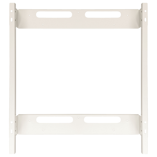 2X Kit de montage en rack 19" pour grand boîtier 2X