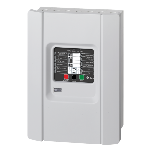 1X Centrale dalarme incendie conventionnelle avec compteur dalarmes - 4 zones