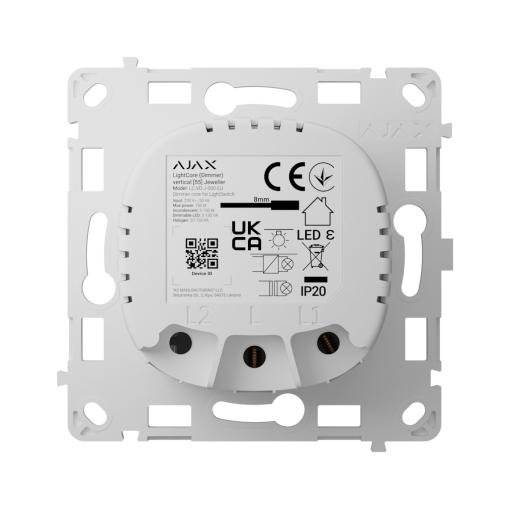 Ajax LightCore (Dimmer) vertical
