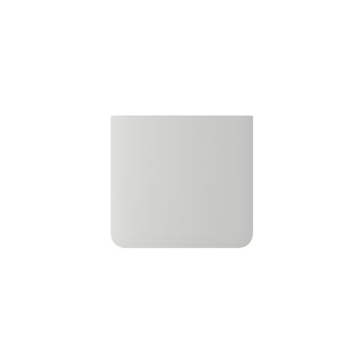 SideButton (1-gang) vertical white