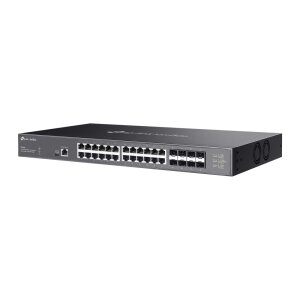 Omada 24-Port 10GBASE-T L2+ Managed Switch with 8 10GE...