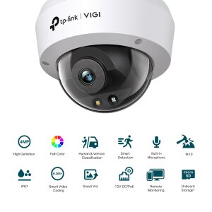VIGI 4MP Full-Color Dome Network Camera