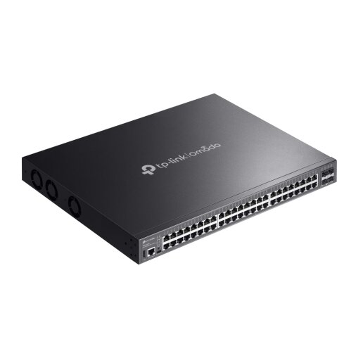 Omada 48-Port Gigabit Stackable Lite L3 Managed PoE++ Switch with 4× 10G Slots