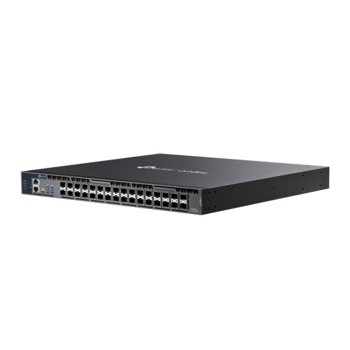 Omada 26-Port 10G Stackable L3 Managed Aggregation Switch with 6 25G Slots