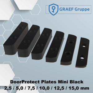 DoorProtect Plates Mini Black 2,5 / 5 / 7,5 / 10 / 12,5 /...